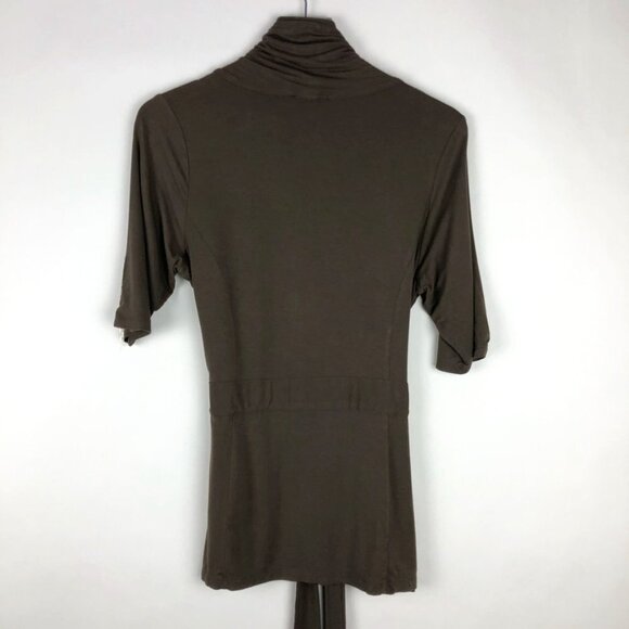 Outback Red Belted Lightweight Cardigan. Brown. Size M - Picture 12 of 13